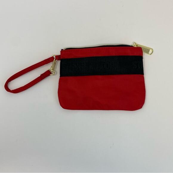 Steve Madden Red Zipper Pouch Wristlet - Picture 7 of 7